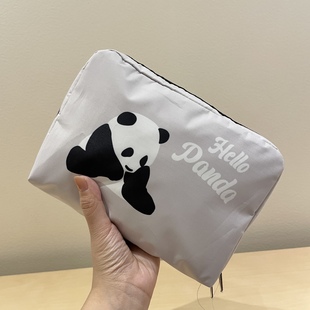 熊猫系列防水方形化妆品包收纳包洗漱包大容量整理包7121