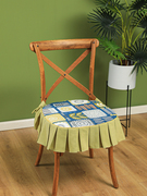 餐厅餐桌椅垫现代简约椅子坐垫美式欧式复古餐椅垫凳子垫坐垫套子