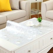 环保无味PVC软玻璃餐桌布茶几布防水防油免洗台布防滑水晶板胶垫