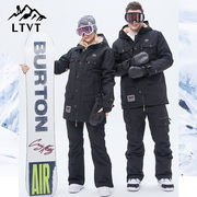 ltvt滑雪服女套装户外双板，单板滑雪服男女，韩国风(韩国风)滑雪衣