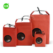 五谷杂粮包装盒牛皮纸袋茶叶手提高档礼盒红色创意袋高端定制