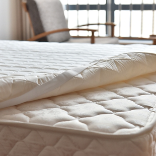 进口羊毛褥子床垫软垫1.8m床，双人折叠席梦思，保护垫子薄1.2米垫被