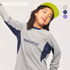 maxforfun童装儿童长袖速干衣春夏透气运动服男女童，t户外上衣