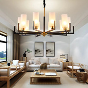 新中式吊灯现代简约客厅，灯饰中国风，大气家用卧室餐厅灯具