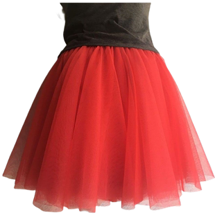 韩版大摆裙显瘦网纱蓬蓬裙短裙白色半身裙纱裙，红色太阳裙紫色