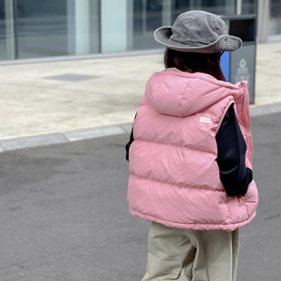 韩国童装马甲儿童羽绒服，秋冬短款加厚背心外穿男童女童坎肩秋装潮