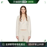 香港直邮潮奢 Rag & Bone 瑞格布恩 女士灰白色 Joy 西装外套