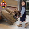 女童靴子冬季儿童马丁靴2023秋冬女童靴鞋子加绒男童短靴童鞋