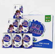 忠芝 野生蓝莓果汁饮料 80%拉罐装245毫升 黑龙江伊春特产蓝梅果