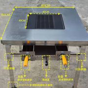 贵州无烟烧烤桌烤小豆腐木炭无烟烧烤商用烧烤店夜宵不锈钢烧烤桌
