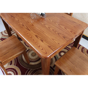 水曲柳实木餐桌椅长方形家用饭桌，现代简约小户型餐桌，中式百搭餐桌