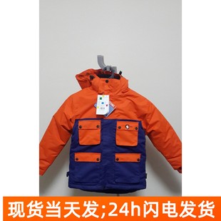 外贸原单儿童滑雪服加厚保暖滑雪衣服套装，两件套冲锋衣棉服男童