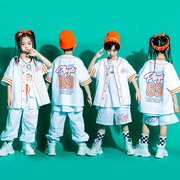 街舞儿童潮服少儿表演服装嘻哈潮牌套装hiphop男女童架子鼓演出服