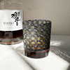 日式复古切子水晶杯琉璃杯威士忌酒杯洋酒杯职人手作雕刻玻璃杯子