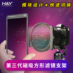 H&Y Swift 磁吸方形滤镜支架系统 渐变镜减光镜ND偏振镜CPL适用于尼康z14-24佳能17索尼14单反镜头相机配件HY