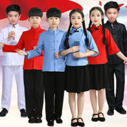 儿童民国服装中华少年中国说演出服六一运动会开幕式五四中山装54