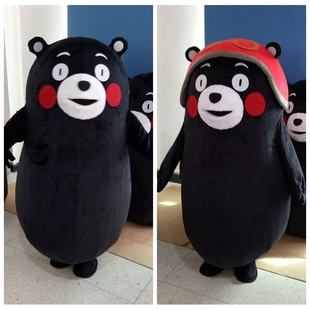 熊本熊充气卡通人偶服装可爱行走cos头套道具穿玩偶服网红熊黑熊