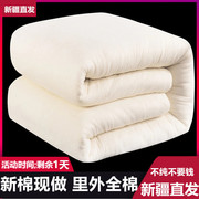 新疆纯棉花被子被芯100%全棉棉被芯棉胎床，褥子棉絮垫被子冬被芯