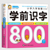 学前识字800个 幼儿识字书认字启蒙幼儿园识字教材学前班阅读与看图识字宝宝认字卡片认字书儿童早教识字卡1000字3000字书籍