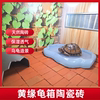 黄缘龟箱造景专用砖乌龟垫材小红砖安缘饲养缸陶土砖陆龟铺地装饰