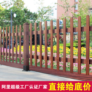 户外防腐木栅栏花园庭院工程大型木栅栏阳台围栏草地护栏栏杆篱笆