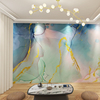 油画墙纸抽象艺术壁纸鎏金线条客厅卧室电视背景墙墙布高级感