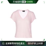 香港直邮潮奢 Tom Ford 汤姆 福特 女士V领短袖T恤