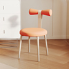 餐椅轻奢高级感家用餐厅餐桌，椅子简约网红设计师款创意休闲靠背椅