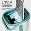 懒人拖把免手洗平板拖把干湿两用墩布家用拖布桶套装清洁好神拖定