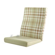 防滑亚麻格子海绵垫实木，沙发坐垫带靠背中式红木椅，春秋椅垫高密度