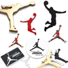 金属NBA乔丹AJ篮球JORDAN车标个性装饰贴3D立体车贴汽车尾标贴标