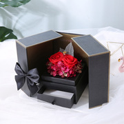 七夕情人节送女朋友创意礼物玫瑰花项链首饰礼盒实用生日礼物