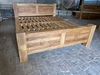 老榆木床全实木架子大床婚床简约现代双人床定制厚重榻榻米床