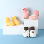 宝宝睡袋脚套鞋婴儿，睡觉鞋套春秋冬纯棉，防掉袜子儿童保暖护脚套