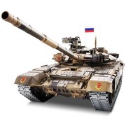 现代俄罗斯t90主战仿真遥控坦克模型战车冒烟儿童电动玩具3938-1