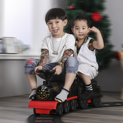 儿童电动可坐人小火车男女孩，宝宝轨道汽车，套装玩具1-3岁礼物童车