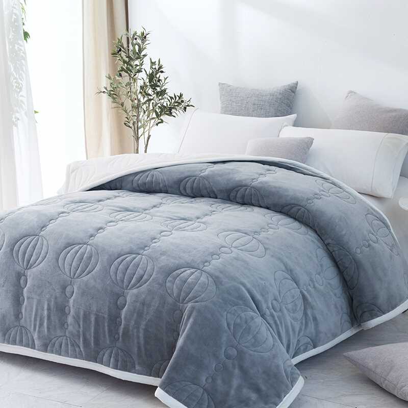 Home textiles winter Flannel Blanket Thickened paragraph Blanket grey 150*200 cmin the Bedclothes , Leisure blanket/Woolen blanket/Carpet category - from Buy2taobao.com to provide professional Taobao agent buy service