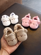 春秋新生婴儿鞋软底布鞋步前鞋学步宝宝单鞋男女0-3-6-8-9-12个月