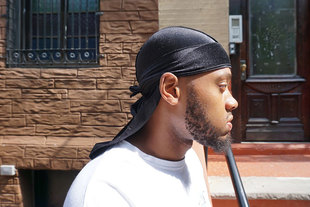 velour Hiphop VELVET DURAG head scarf 系带嘻哈丝绒街舞头巾潮