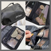 JILLLEEN折叠式化妆包便携 防水韩版多功能旅行收纳大容量