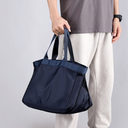 韩国原创男士手提包商务文件包出差(包出差)行李袋，健身包大容量扩展防水包