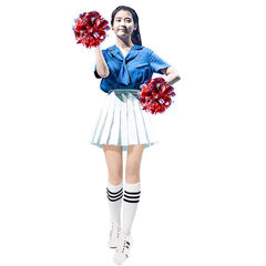 出生队啦啦服装爵士舞蹈服女广场舞拉拉队套装韩版少女时代演学服