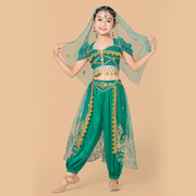 六一儿童印度舞蹈服装，幼儿园女童新疆民族，演出服异域风情茉莉公主