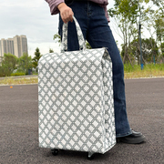 可登机折叠旅行包牛津布带，万向滑轮手提拉杆包行李箱收纳包大容量