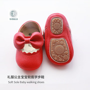 礼服宝宝公主鞋红色小童皮鞋婴儿，学步鞋防滑软底，宝宝婴儿室内鞋