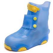 儿童防水鞋套大小童下雨天雨靴男女宝宝卡通加厚防滑耐磨脚套玩沙