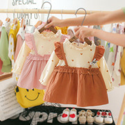 0-3岁女童春秋连衣裙婴儿，小童装长袖可爱甜美裙子，洋气宝宝公主裙