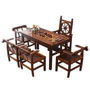 中式功夫禅意茶桌椅组合一体式茶几，办公室自动上水，泡茶台茶艺桌椅