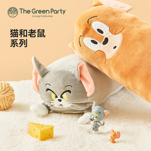 thegreenparty猫和老鼠，抱枕公仔杰利汤姆儿童，可爱礼物毛绒玩偶