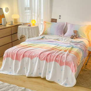 多喜爱加厚毯珊瑚绒毯毛毯午睡毯法兰绒毯床单单人盖毯学生毯宿舍
